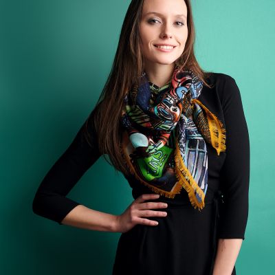 mannequin foulard femme