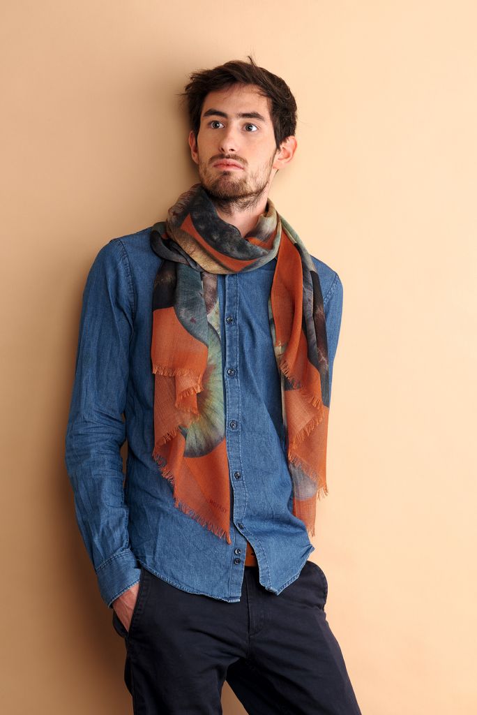 foulard homme malfroy