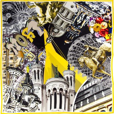 Foulard soie de lyon