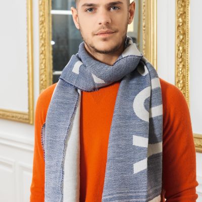 echape homme laine et soie
