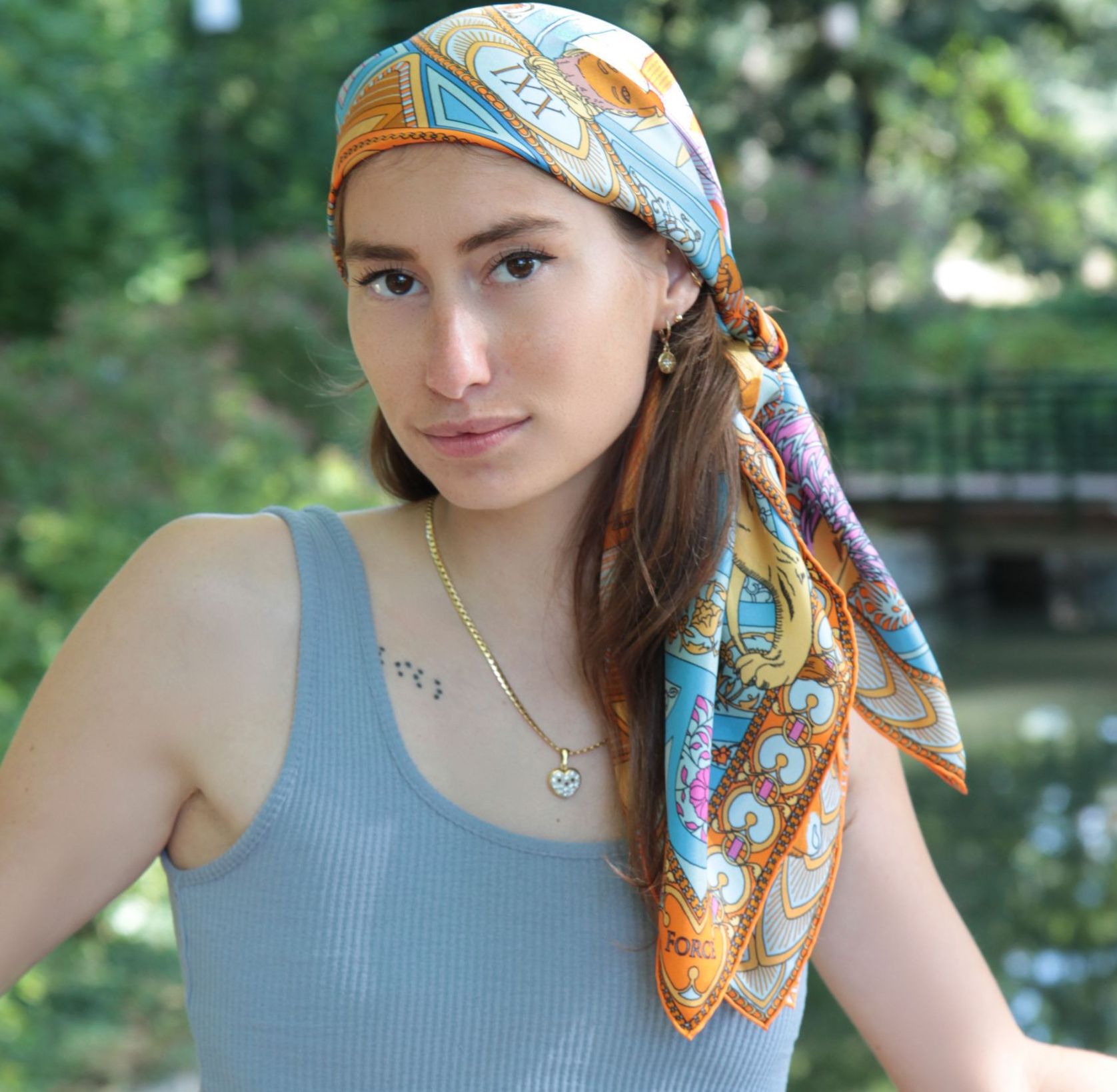 Lot De 12 Foulards Carrés En Soie 50x50cm - Accessoires Mode Élégants Pour Femmes